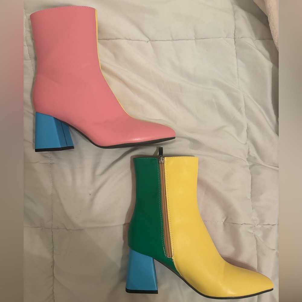 Multicolor boots!🩷💚💛💙 - Picture 2 of 3